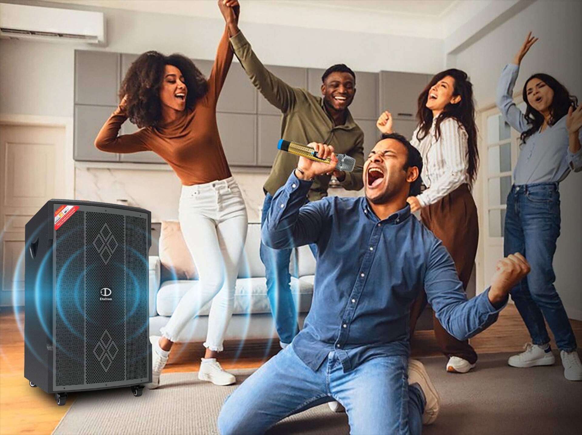 Loa kéo di động karaoke Dalton TS-12G400XP